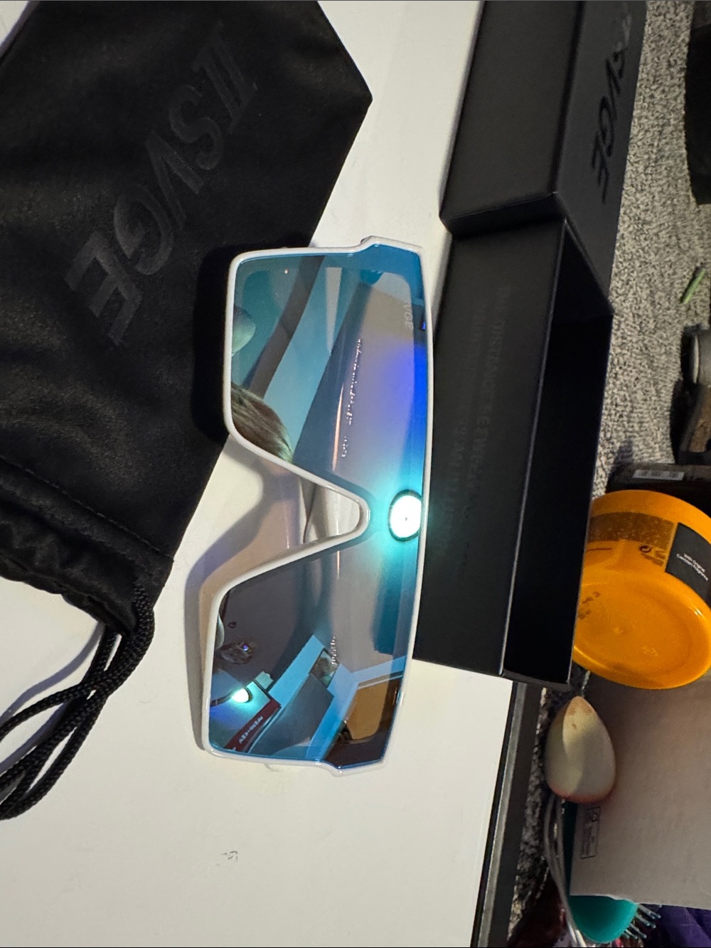 Two svge sunglasses- icon - ice blue